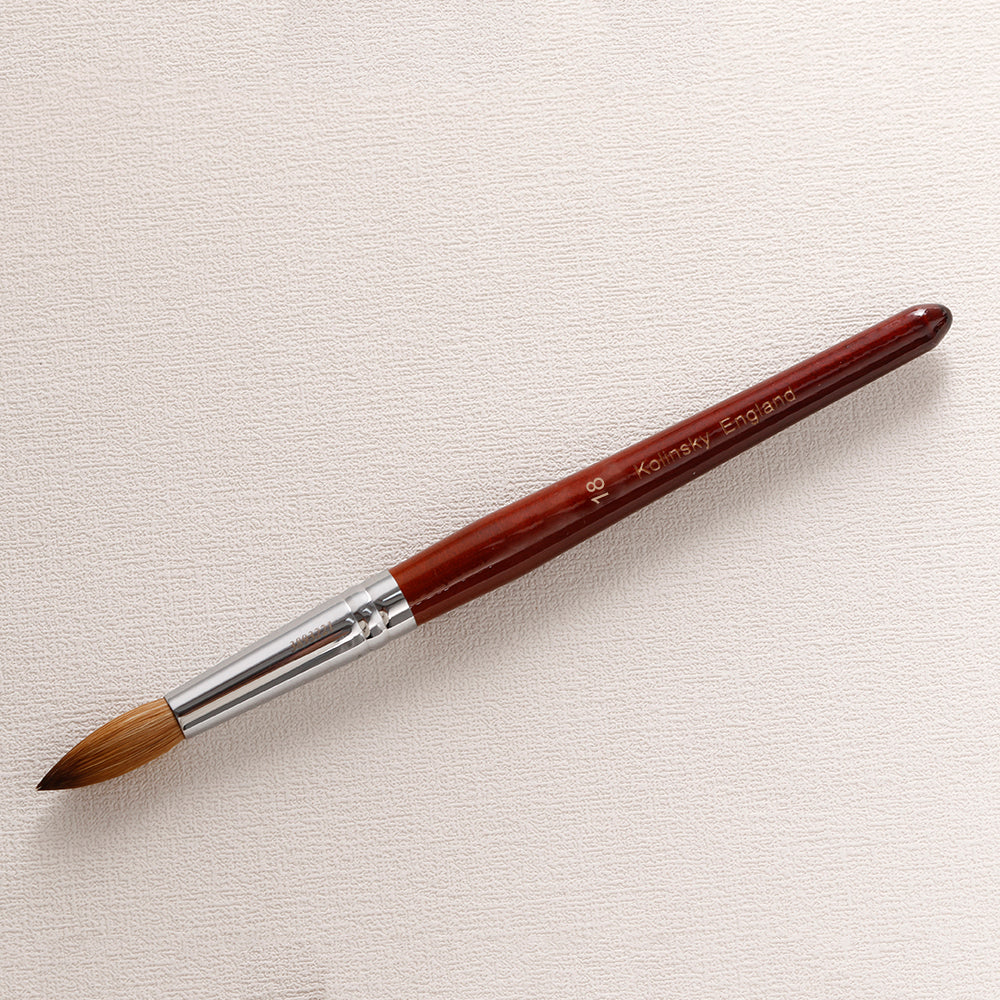 BHSMART Premium Quality Acrylic Nail Brush 100% Kolinsky Professional Wooden Handle
