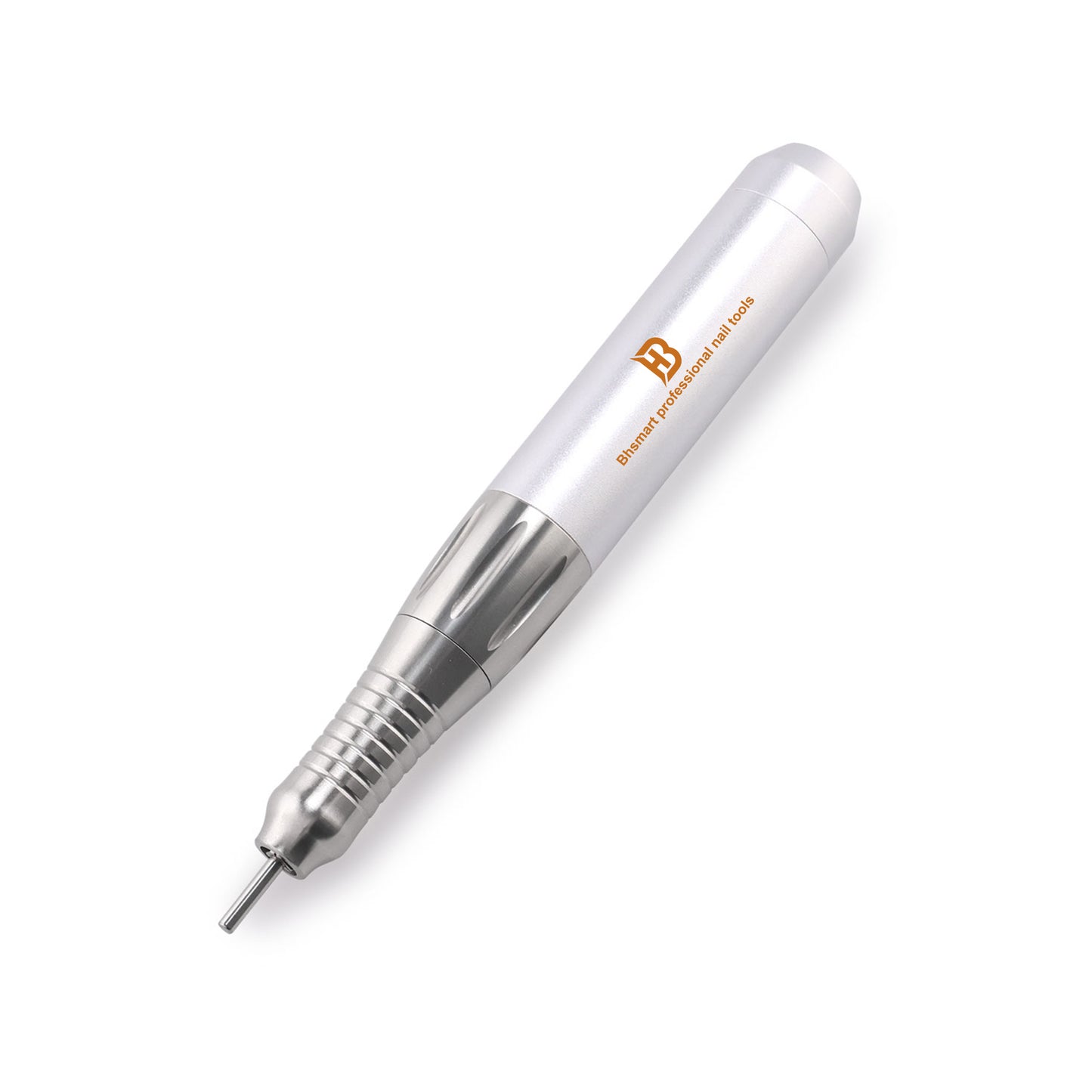 BHSMART High Power Nail Driller Handpiece Quiet and Vibration-Free Professional Electric Nail Drill Machine with Multiple Connector Cables, Silver