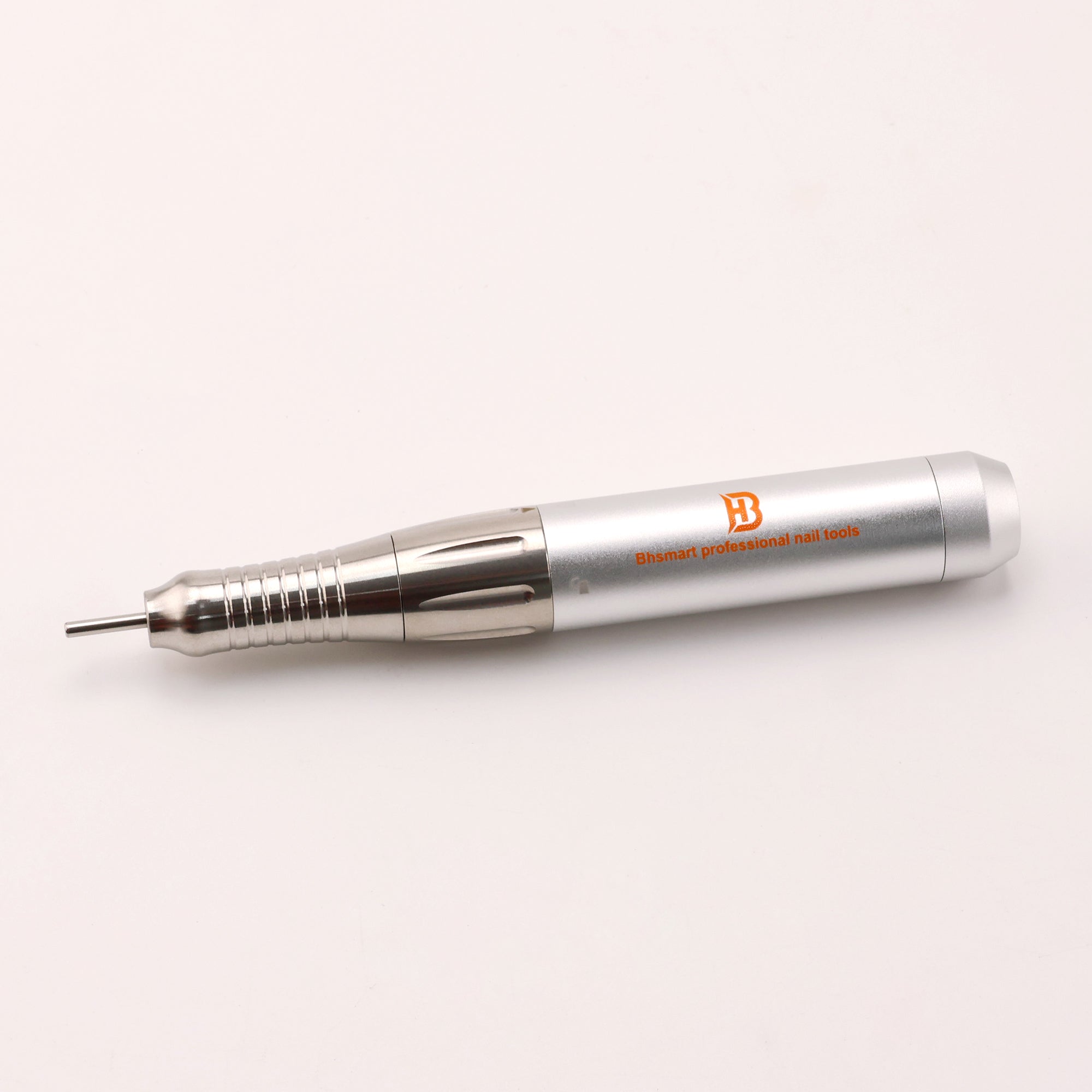 BHSMART High Power Nail Driller Handpiece Quiet and Vibration-Free Professional Electric Nail Drill Machine with Multiple Connector Cables, Silver
