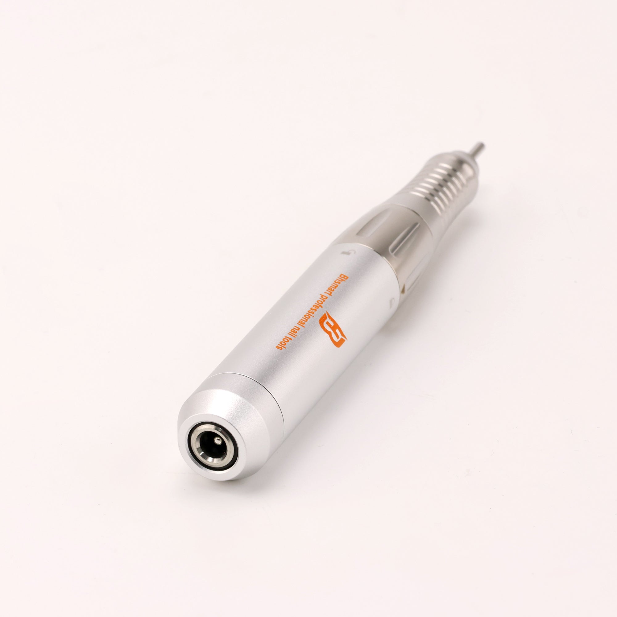BHSMART High Power Nail Driller Handpiece Quiet and Vibration-Free Professional Electric Nail Drill Machine with Multiple Connector Cables, Silver