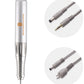 BHSMART High Power Nail Driller Handpiece Quiet and Vibration-Free Professional Electric Nail Drill Machine with Multiple Connector Cables, Silver