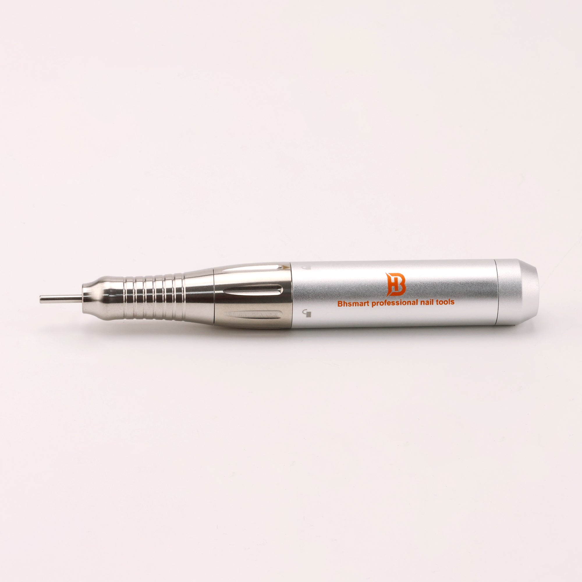 BHSMART High Power Nail Driller Handpiece Quiet and Vibration-Free Professional Electric Nail Drill Machine with Multiple Connector Cables, Silver