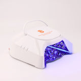 BHSMART- Pro Professional Hybrid 86W Wireless Rechargeable UV LED Nail Curing Lamp Cordless Nail Dryer for Gel Nails, Manicure, Pedicure White