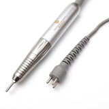 BHSMART High Power Nail Driller Handpiece Quiet and Vibration-Free Professional Electric Nail Drill Machine with Multiple Connector Cables, Silver
