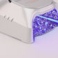 BHSMART- Pro Professional Hybrid 86W Wireless Rechargeable UV LED Nail Curing Lamp Cordless Nail Dryer for Gel Nails, Manicure, Pedicure Silver