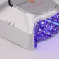 BHSMART- Pro Professional Hybrid 86W Wireless Rechargeable UV LED Nail Curing Lamp Cordless Nail Dryer for Gel Nails, Manicure, Pedicure Silver