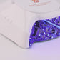 BHSMART- Pro Professional Hybrid 86W Wireless Rechargeable UV LED Nail Curing Lamp Cordless Nail Dryer for Gel Nails, Manicure, Pedicure White